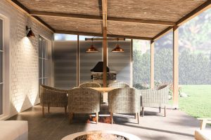 3D Terrassenplanung Essbereich_ Loungebereich 4